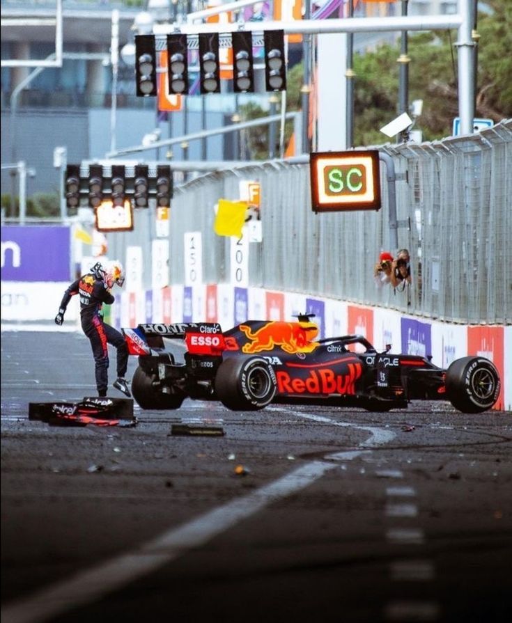 Formula 1 Crash Image